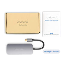 Carica l'immagine nel visualizzatore di Gallery, Hub USB C, dodocool Adattatore 7-in-1 USB-c hub con HDMI 4K, Lettore di...