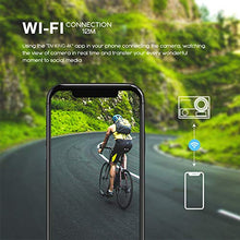 Carica l'immagine nel visualizzatore di Gallery, Crosstour Action Cam 4K WiFi 20MP Camera LDC Subacquea 30M con...