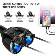 Carica l'immagine nel visualizzatore di Gallery, Caricabatteria da Auto Accendino Accendisigari USB Splitter, Adattatore... - Ilgrandebazar