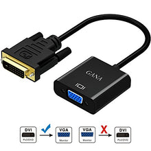 Carica l'immagine nel visualizzatore di Gallery, GANA Adattatore DVI a VGA Cavo Convertitore DVI-D a | 24+1 Supporto 60Hz...