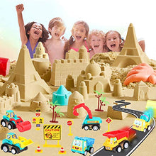 Carica l'immagine nel visualizzatore di Gallery, CROSOFMI Sabbia per Bambini 2 Sterline Magica Giochi Pieghevole Sabbiera...