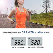 Carica l'immagine nel visualizzatore di Gallery, Mini Radio Portatile Tascabile Digitale Ricevitore FM AM Pocket Nero