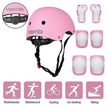Carica l'immagine nel visualizzatore di Gallery, ValueTalks Protezione di Casco Bambini, Ginocchiere Gomitiere e Pink