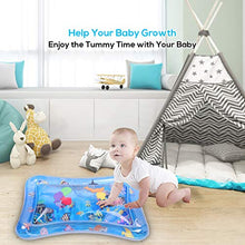 Carica l'immagine nel visualizzatore di Gallery, Fanmad Tappeto Gioco Gonfiabile ad Acqua per Bambini - Giocattoli Blue