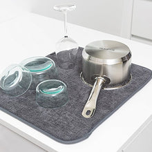 Carica l'immagine nel visualizzatore di Gallery, Brabantia Sink Side Tappetino Scolapiatti, Microfibra, Grigio (Dark Grey),... - Ilgrandebazar