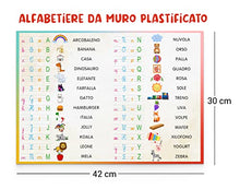 Carica l'immagine nel visualizzatore di Gallery, Alfabetiere da Muro Plastificato - Abecedario per Bambini
