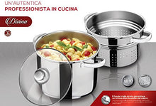 Carica l'immagine nel visualizzatore di Gallery, Aeternum Divina Pastarella Pentola per Pasta, Acciaio, Adatto all'Induzione,... - Ilgrandebazar