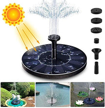 Carica l'immagine nel visualizzatore di Gallery, LIUMY Solare Fontana Pompa，1.4W Pompe Laghetto Acqua con 4 Effetti |...