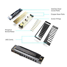 Carica l'immagine nel visualizzatore di Gallery, Armonica a Bocca, Mugig Harmonica Blues 10 Fori 20 Toni, C 10x4x2.6 Standard - Ilgrandebazar