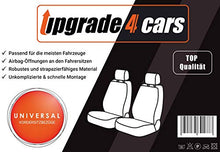 Carica l'immagine nel visualizzatore di Gallery, Upgrade4cars Coprisedili Anteriori Auto Universali B3 Negro - Anteriore - Ilgrandebazar