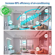 Carica l'immagine nel visualizzatore di Gallery, MYCARBON Ventilatore da Tavolo Turbo 6,8m/s 1800m³/h Bianco