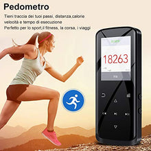 Carica l'immagine nel visualizzatore di Gallery, RUIZU Lettore Mp3, Mp3 da 8 GB con Bluetooth, Altoparlante...