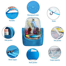 Carica l'immagine nel visualizzatore di Gallery, CINEEN Appendere Beauty Case da Viaggio Borsa Toilette Impiccagione Blu - Ilgrandebazar