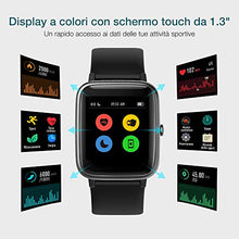 Carica l'immagine nel visualizzatore di Gallery, UMIDIGI Smartwatch Fitness Tracker Orologio Uwatch3, Smart Watch Donna Nero - Ilgrandebazar