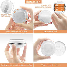 Carica l'immagine nel visualizzatore di Gallery, Luci Armadio Luce Notturna Lampada LED Bawoo 6PCS Bianco Caldo - Ilgrandebazar
