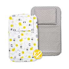 Carica l'immagine nel visualizzatore di Gallery, FlyIdeas Lenzuola Next2Me Set MAXI 8 pz 83x50cm | 2 50x83 cm, Giallo