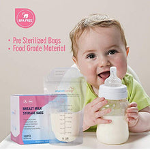 Carica l'immagine nel visualizzatore di Gallery, Sacche Contenitori per Latte Materno, pre-sterilizzate 100pcs