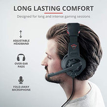 Carica l'immagine nel visualizzatore di Gallery, Trust GXT 310 Cuffie da Gaming, Nero Nero/Rosso
