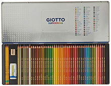 Carica l'immagine nel visualizzatore di Gallery, Giotto 237500 - Supermina Scatola di Metallo da 50 Pezzi, multicolore &amp;...
