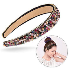 Carica l'immagine nel visualizzatore di Gallery, Xrten Strass Fascia di capelli,Accessori per Capelli Donna Cerchietti per...