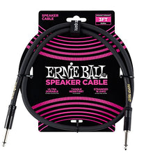 Carica l'immagine nel visualizzatore di Gallery, Câble d'enceinte droit/droit Ernie Ball 3 ' 3 ft - Ilgrandebazar