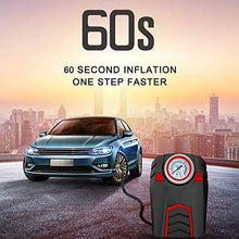 Carica l'immagine nel visualizzatore di Gallery, VISLONE Compressore Aria Portatile per Auto, Mini Pompa Elettrica Analogica - Ilgrandebazar