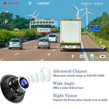Carica l'immagine nel visualizzatore di Gallery, 【2020 Nuova Versione】 CHORTAU Telecamera per Auto da 4,8 pollici Touchscreen...