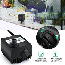Carica l'immagine nel visualizzatore di Gallery, Maxesla Pompa Sommergibile Mini Acqua con 300L/H + 12Luce - Ilgrandebazar