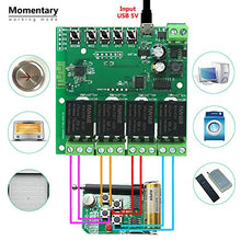 Carica l'immagine nel visualizzatore di Gallery, Newgoal Modulo relè Smart Switch WiFi a 4 canali, TUYA/App Life Dc4-ty
