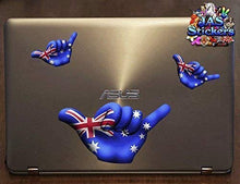 Carica l'immagine nel visualizzatore di Gallery, Piccola bandiera AUSTRALIA HANG LOOSE decalcomanie adesivi per auto... - Ilgrandebazar