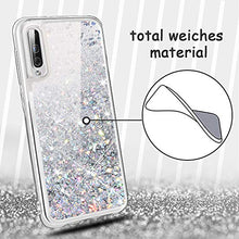 Carica l'immagine nel visualizzatore di Gallery, wlooo Cover per Samsung Galaxy A50, Glitter Argento
