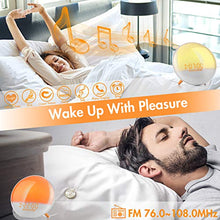 Carica l'immagine nel visualizzatore di Gallery, Fitfirst Sveglia Luce Wake-up Light con Simulazione Alba/Tramonto Orologio... - Ilgrandebazar