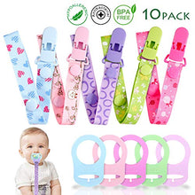 Carica l'immagine nel visualizzatore di Gallery, Clip per Ciuccio e Silicone Pulsante Anello, Gnews 5 pc Catena... - Ilgrandebazar