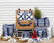 Carica l'immagine nel visualizzatore di Gallery, Kitchencraft, Borsa frigo, Tema “We Love Summer”, Extra-Large, con Righe...