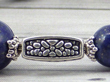 Carica l'immagine nel visualizzatore di Gallery, Bracciale da donna Thurcolas in argento placcato Lapis Lazuli della gamma... - Ilgrandebazar