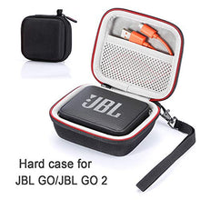 Carica l'immagine nel visualizzatore di Gallery, Custodia per JBL Go/JBL GO 2, da viaggio rigida for - Nero