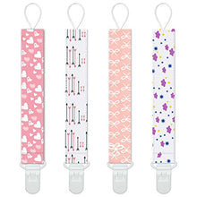 Carica l'immagine nel visualizzatore di Gallery, Ciuccio Clip Baby, Catena Clips in Plastica Infantile, Clipe Ragazze - Ilgrandebazar
