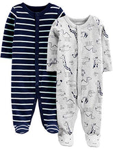 Carica l'immagine nel visualizzatore di Gallery, Simple Joys by Carter's Baby, confezione da 2 pezzi, in cotone, per dormire...