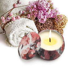 Carica l'immagine nel visualizzatore di Gallery, Albrillo Candele Profumate Set 4 Pcs, Durata 22 Ore Candela Regalo...