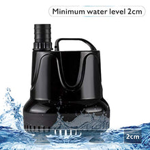 Carica l'immagine nel visualizzatore di Gallery, Hygger Pompa Acqua Acquario, Sommergibile Silenziosa 1500L/H 40W