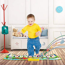 Carica l'immagine nel visualizzatore di Gallery, Tappeto Musicale Bambini, BelleStyle Bambino Piano Playmat Strumento Blu - Ilgrandebazar