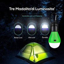 Carica l'immagine nel visualizzatore di Gallery, KOREY LED da Campeggio,Resistente Esterno Lampada Portatile Lanterna da...