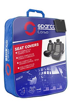 Carica l'immagine nel visualizzatore di Gallery, Sparco Spc SPC1019GR Set di Coprisedili per Auto, Compatibili con Airbag,...
