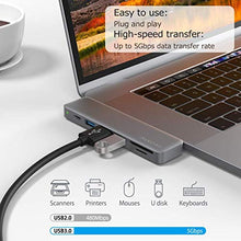 Carica l'immagine nel visualizzatore di Gallery, dodocool Hub USB C, Adattatore 7 in 1 HUB, Tipo C a 4K HDMI, 3 Porte USB...