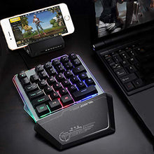 Carica l'immagine nel visualizzatore di Gallery, Lexon tech Tastiera da Gioco USB a Una Mano G40, 35 Tasti cablati con G40