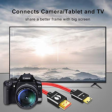 Carica l'immagine nel visualizzatore di Gallery, Linkinperk Cavo ad alta velocità mini HDMI su 1.4 a/2.0 con 2M, red