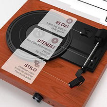 Carica l'immagine nel visualizzatore di Gallery, Souidmy Giradischi Bluetooth per Dischi in Vinile, con...