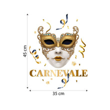 Carica l'immagine nel visualizzatore di Gallery, kina CRC0010 Vetrofania Carnevale 100% Riutilizzabile Decorazioni per... - Ilgrandebazar
