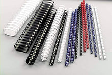 Carica l'immagine nel visualizzatore di Gallery, GBC Dorsi plastici 21A 32mm 50pz - Nero - 4028184
