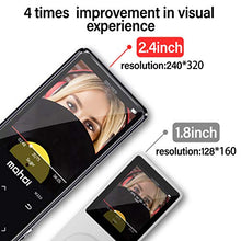 Carica l'immagine nel visualizzatore di Gallery, Lettore MP3 MYMAHDI con Bluetooth 4.2, pulsanti touch screen da 2,4 pollici,...